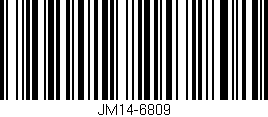 Código de barras (EAN, GTIN, SKU, ISBN): 'JM14-6809'