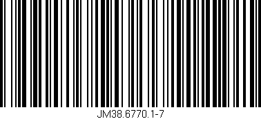 Código de barras (EAN, GTIN, SKU, ISBN): 'JM38.6770.1-7'