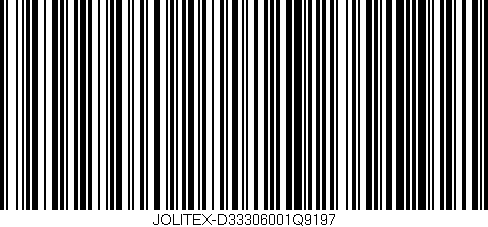 Código de barras (EAN, GTIN, SKU, ISBN): 'JOLITEX-D33306001Q9197'
