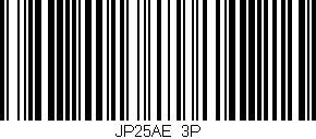 Código de barras (EAN, GTIN, SKU, ISBN): 'JP25AE/3P'