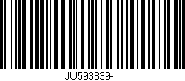 Código de barras (EAN, GTIN, SKU, ISBN): 'JU593839-1'
