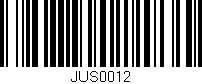 Código de barras (EAN, GTIN, SKU, ISBN): 'JUS0012'