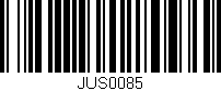 Código de barras (EAN, GTIN, SKU, ISBN): 'JUS0085'