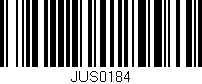 Código de barras (EAN, GTIN, SKU, ISBN): 'JUS0184'