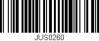 Código de barras (EAN, GTIN, SKU, ISBN): 'JUS0260'