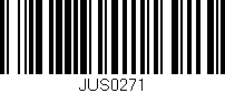Código de barras (EAN, GTIN, SKU, ISBN): 'JUS0271'