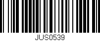 Código de barras (EAN, GTIN, SKU, ISBN): 'JUS0539'