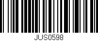 Código de barras (EAN, GTIN, SKU, ISBN): 'JUS0598'