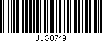Código de barras (EAN, GTIN, SKU, ISBN): 'JUS0749'