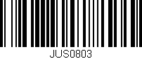 Código de barras (EAN, GTIN, SKU, ISBN): 'JUS0803'