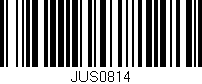 Código de barras (EAN, GTIN, SKU, ISBN): 'JUS0814'