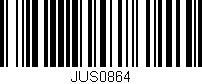 Código de barras (EAN, GTIN, SKU, ISBN): 'JUS0864'