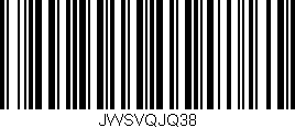 Código de barras (EAN, GTIN, SKU, ISBN): 'JWSVQJQ38'