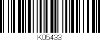 Código de barras (EAN, GTIN, SKU, ISBN): 'K05433'