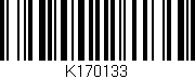 Código de barras (EAN, GTIN, SKU, ISBN): 'K170133'