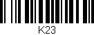 Código de barras (EAN, GTIN, SKU, ISBN): 'K23'