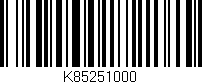 Código de barras (EAN, GTIN, SKU, ISBN): 'K85251000'