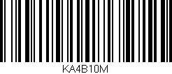 Código de barras (EAN, GTIN, SKU, ISBN): 'KA4B10M'
