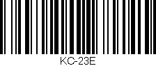 Código de barras (EAN, GTIN, SKU, ISBN): 'KC-23E'