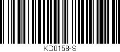 Código de barras (EAN, GTIN, SKU, ISBN): 'KD0158-S'
