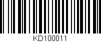 Código de barras (EAN, GTIN, SKU, ISBN): 'KD100011'