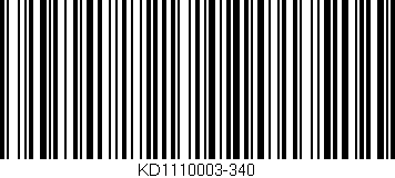 Código de barras (EAN, GTIN, SKU, ISBN): 'KD1110003-340'