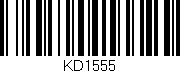 Código de barras (EAN, GTIN, SKU, ISBN): 'KD1555'