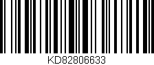 Código de barras (EAN, GTIN, SKU, ISBN): 'KD82806633'