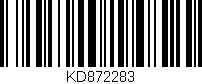 Código de barras (EAN, GTIN, SKU, ISBN): 'KD872283'