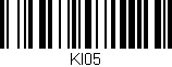 Código de barras (EAN, GTIN, SKU, ISBN): 'KI05'