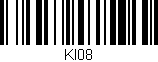 Código de barras (EAN, GTIN, SKU, ISBN): 'KI08'