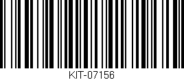 Código de barras (EAN, GTIN, SKU, ISBN): 'KIT-07156'