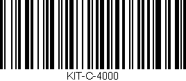Código de barras (EAN, GTIN, SKU, ISBN): 'KIT-C-4000'