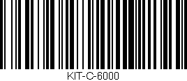 Código de barras (EAN, GTIN, SKU, ISBN): 'KIT-C-6000'