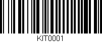 Código de barras (EAN, GTIN, SKU, ISBN): 'KIT0001'