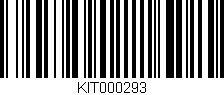 Código de barras (EAN, GTIN, SKU, ISBN): 'KIT000293'