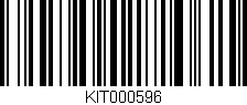 Código de barras (EAN, GTIN, SKU, ISBN): 'KIT000596'