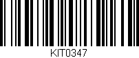 Código de barras (EAN, GTIN, SKU, ISBN): 'KIT0347'