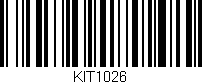 Código de barras (EAN, GTIN, SKU, ISBN): 'KIT1026'