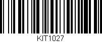 Código de barras (EAN, GTIN, SKU, ISBN): 'KIT1027'