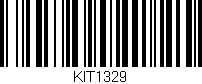 Código de barras (EAN, GTIN, SKU, ISBN): 'KIT1329'