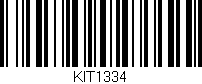 Código de barras (EAN, GTIN, SKU, ISBN): 'KIT1334'