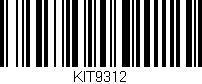 Código de barras (EAN, GTIN, SKU, ISBN): 'KIT9312'