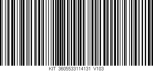 Código de barras (EAN, GTIN, SKU, ISBN): 'KIT_3605533114131_V103'