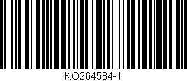 Código de barras (EAN, GTIN, SKU, ISBN): 'KO264584-1'