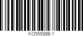 Código de barras (EAN, GTIN, SKU, ISBN): 'KO555088-1'