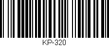 Código de barras (EAN, GTIN, SKU, ISBN): 'KP-320'