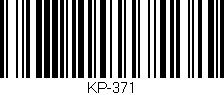 Código de barras (EAN, GTIN, SKU, ISBN): 'KP-371'