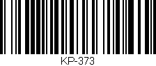Código de barras (EAN, GTIN, SKU, ISBN): 'KP-373'