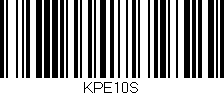 Código de barras (EAN, GTIN, SKU, ISBN): 'KPE10S'